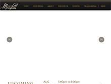 Tablet Screenshot of maryhillwinery.com